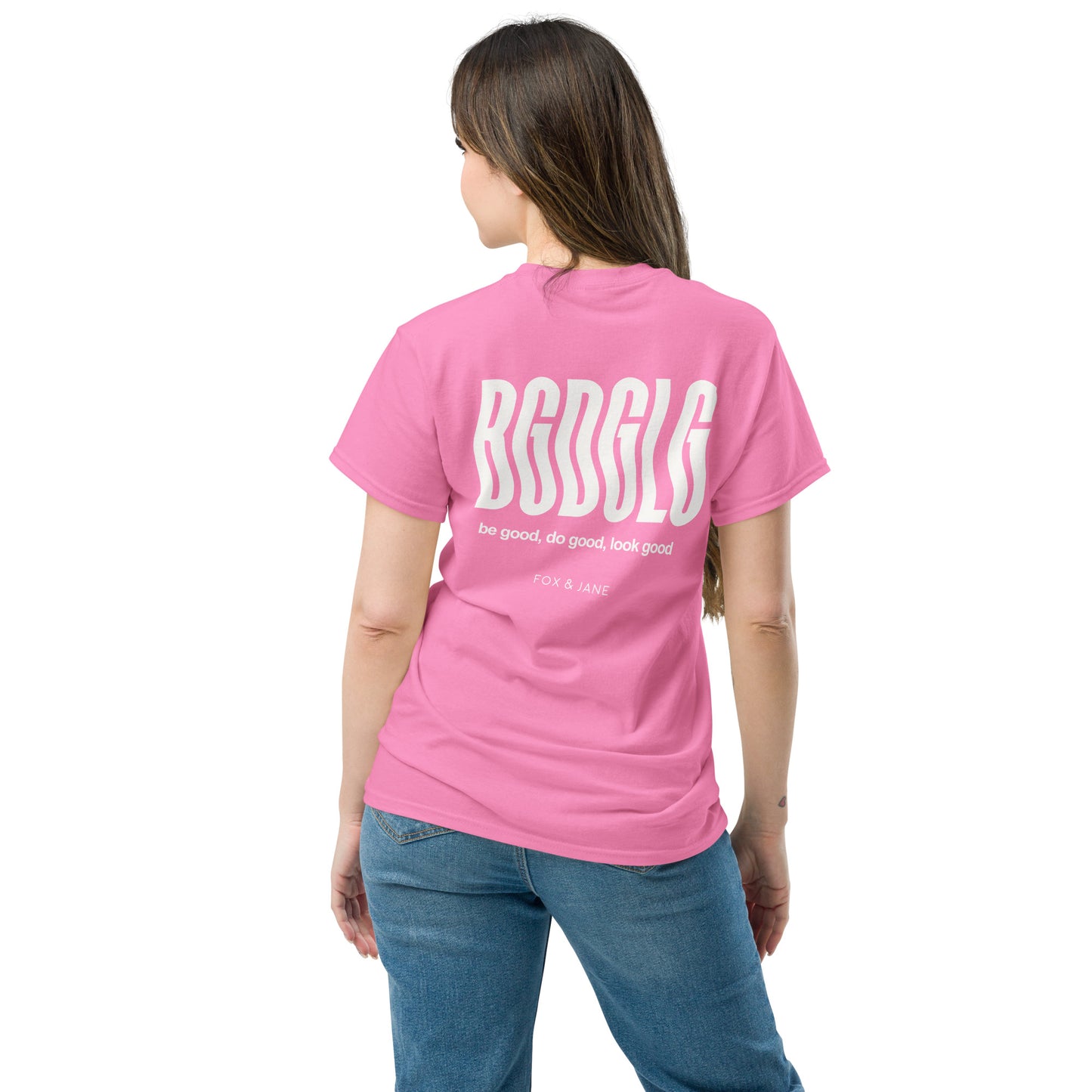 BGDGLG Unisex classic tee | Back Print | Off White
