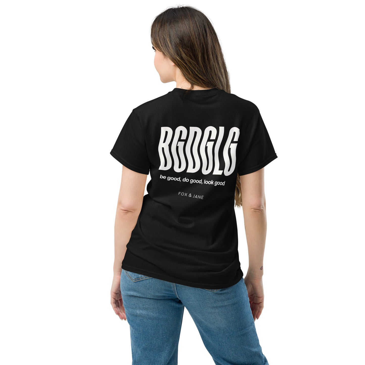 BGDGLG Unisex classic tee | Back Print | Off White
