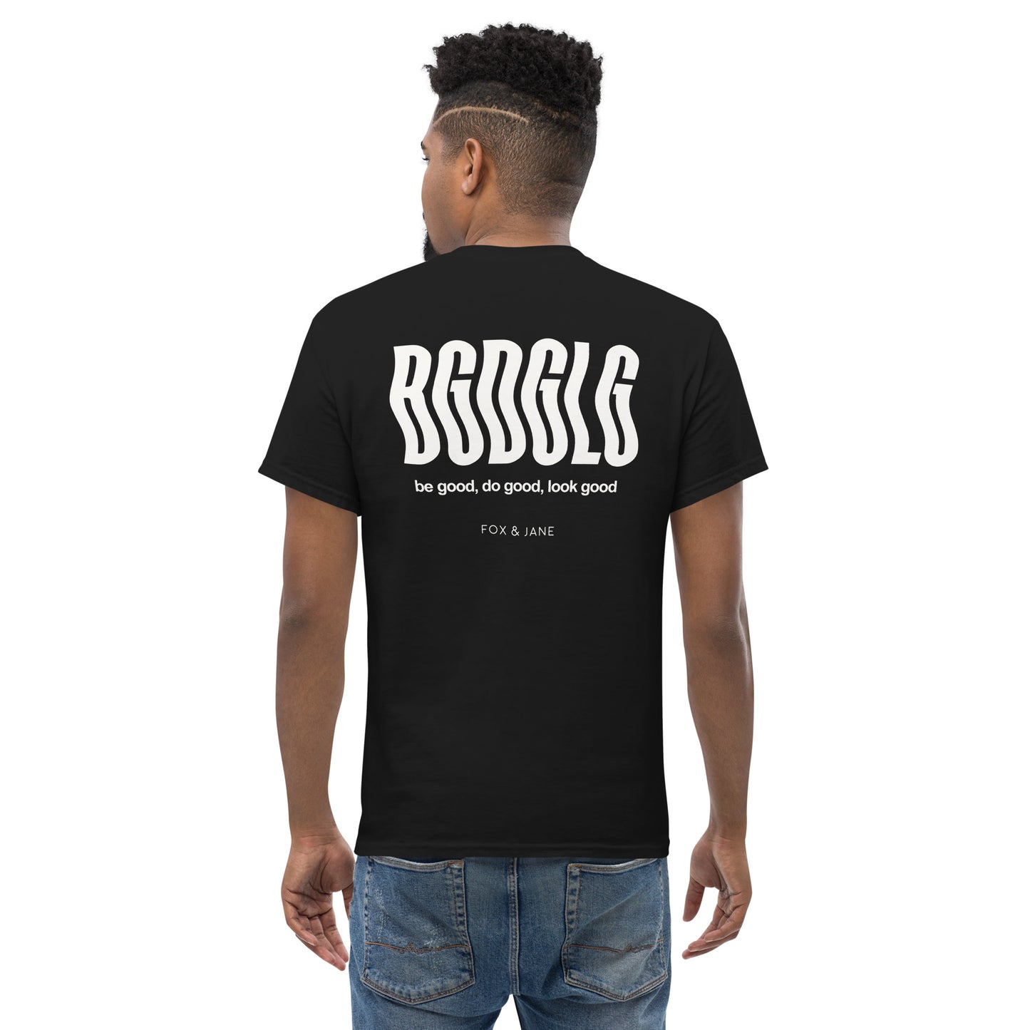 BGDGLG Unisex classic tee | Back Print | Off White