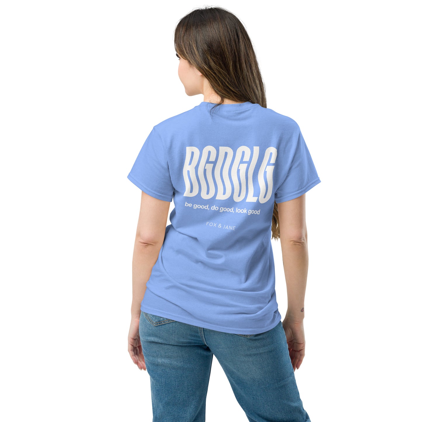 BGDGLG Unisex classic tee | Back Print | Off White