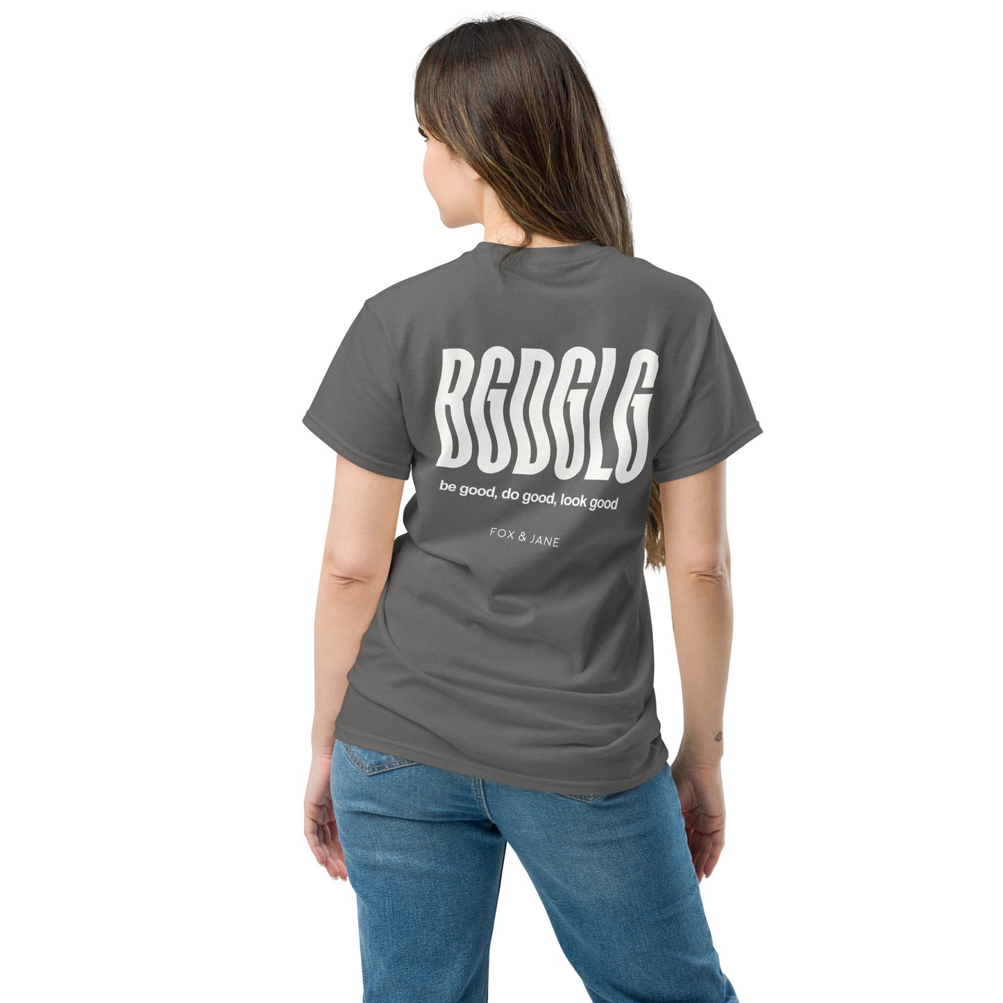 BGDGLG Unisex classic tee | Back Print | Off White