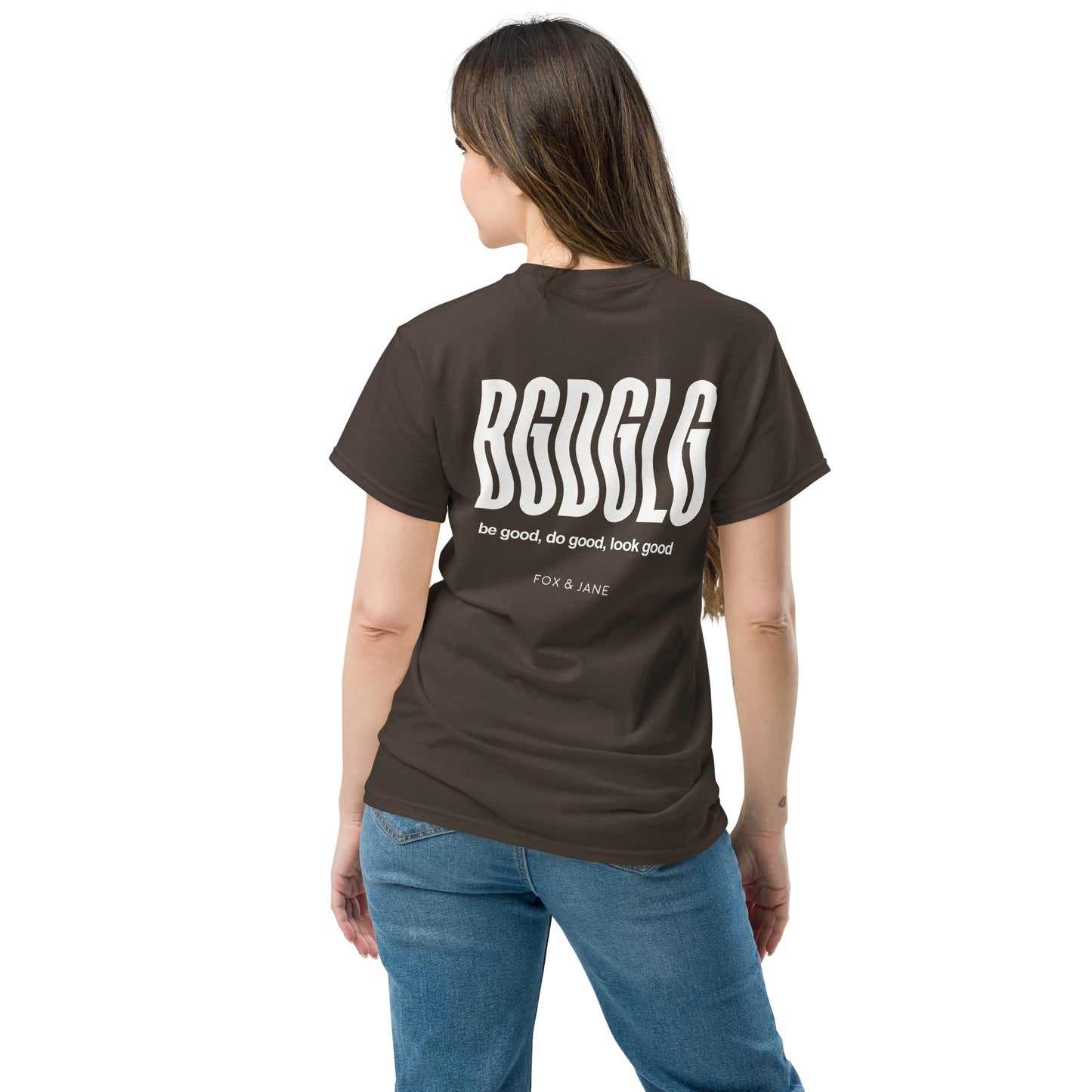 BGDGLG Unisex classic tee | Back Print | Off White