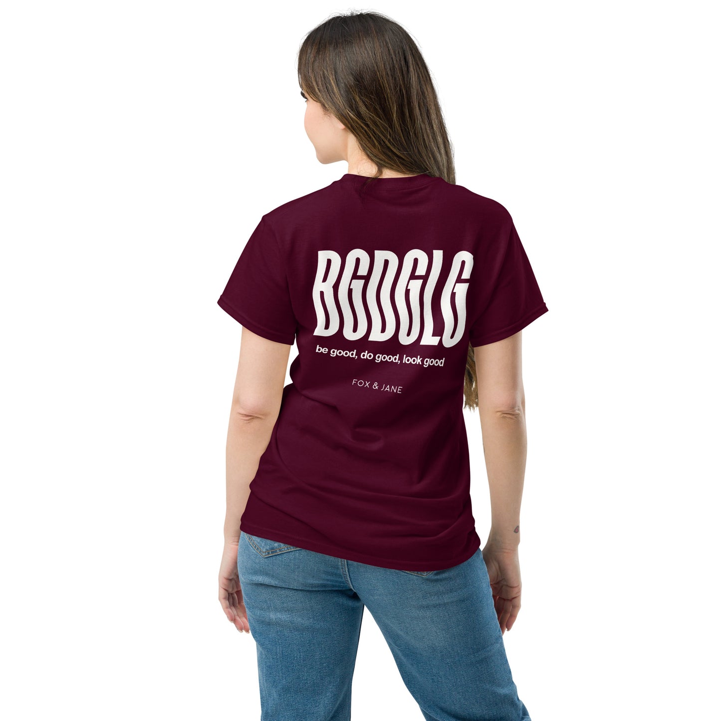 BGDGLG Unisex classic tee | Back Print | Off White