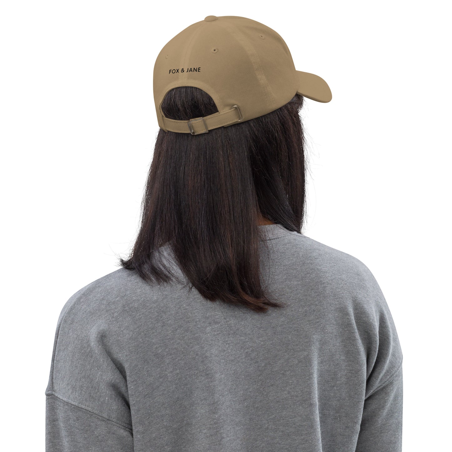 THE FOREVER FOX CREW Dad hat | Front & Back Embroidery | Black