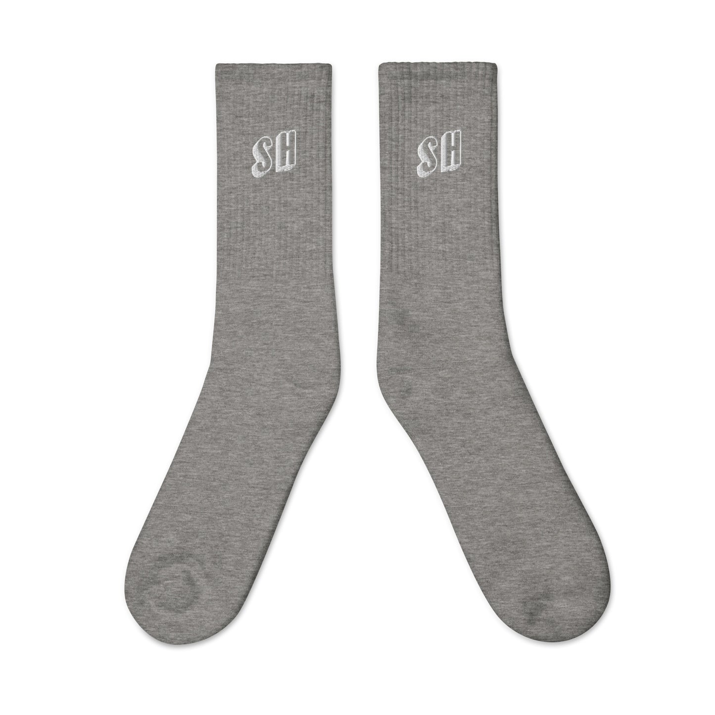 SKIN HABIT Embroidered socks | Outside Embroidery | White