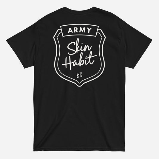 SKIN HABIT ARMY Unisex classic tee | Back Print | Off White