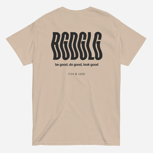 BGDGLG Unisex classic tee | Back Print | Off Black