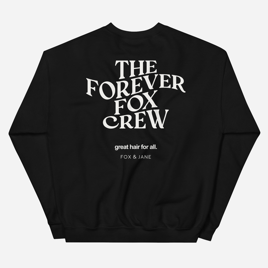 THE FOREVER FOX CREW Unisex Sweatshirt | Back Print | Off White