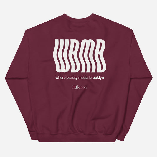 WBMB Unisex Sweatshirt | Front & Back Print | Off White