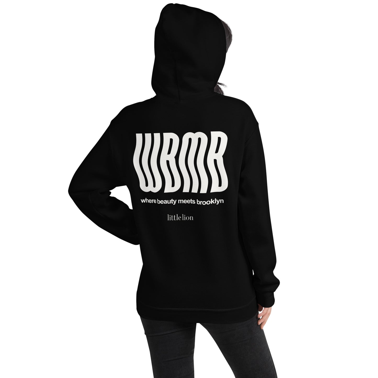 WBMB Unisex Hoodie | Front & Back Print | Off White