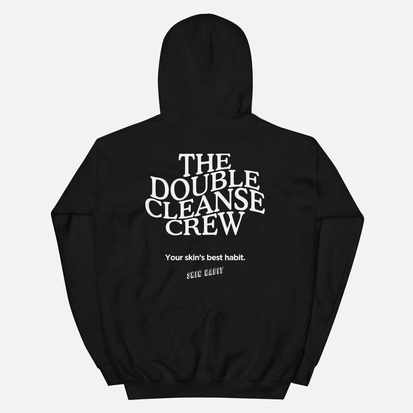 THE DOUBLE CLEANSE CREW Unisex Hoodie | Back Print | Off White