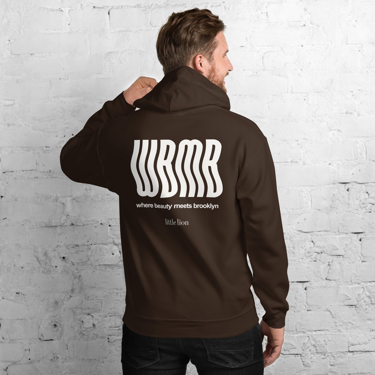 WBMB Unisex Hoodie | Front & Back Print | Off White