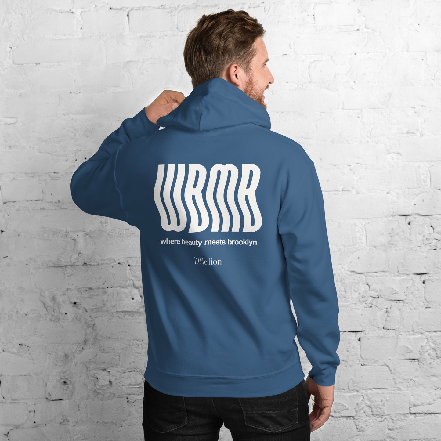 WBMB Unisex Hoodie | Front & Back Print | Off White