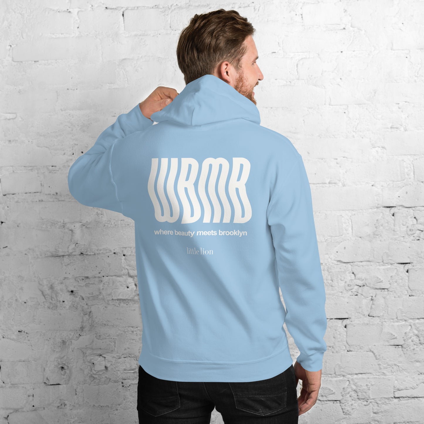 WBMB Unisex Hoodie | Front & Back Print | Off White