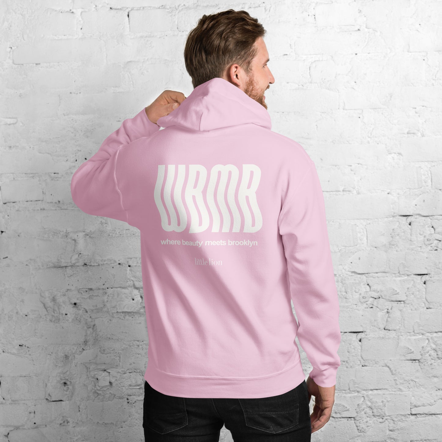 WBMB Unisex Hoodie | Front & Back Print | Off White