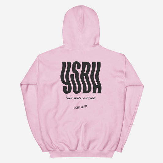 YSBH Unisex Hoodie | Front & Back Print | Off Black