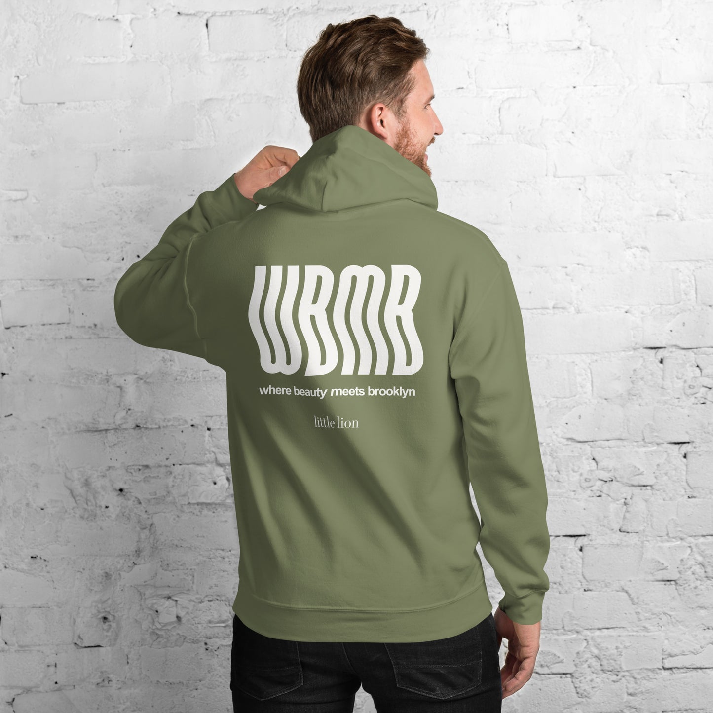 WBMB Unisex Hoodie | Front & Back Print | Off White