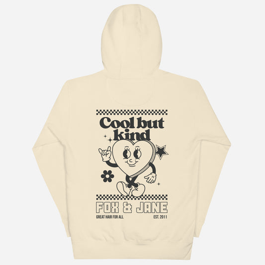 COOL BUT KIND Unisex Hoodie | Back Print | Off Black