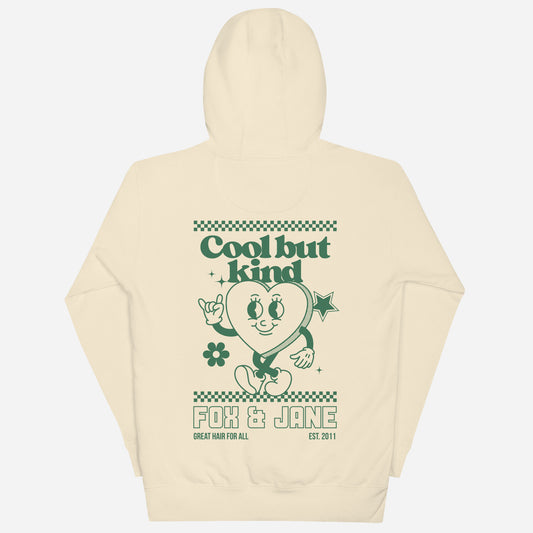 COOL BUT KIND Unisex Hoodie | Back Print | Green