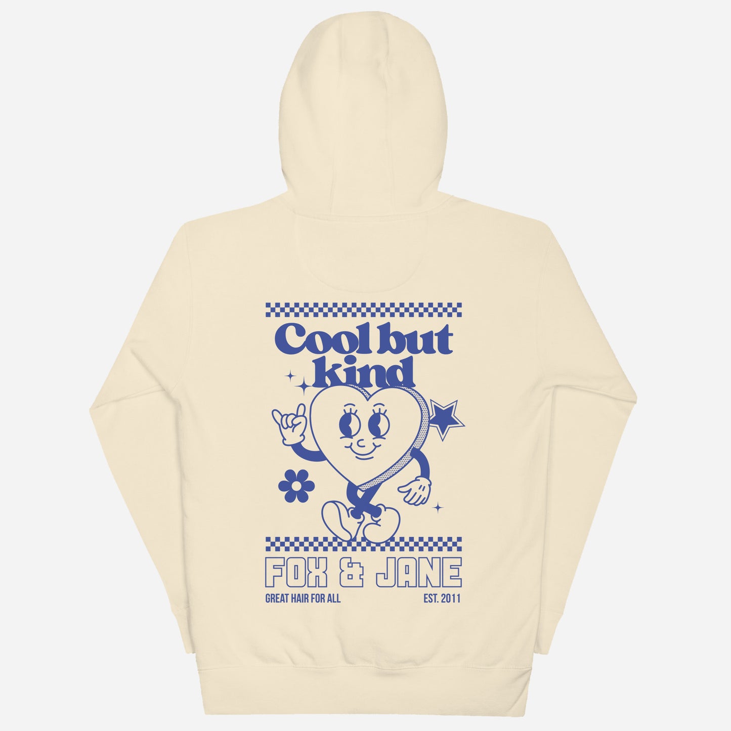 COOL BUT KIND Unisex Hoodie | Back Print | Blue