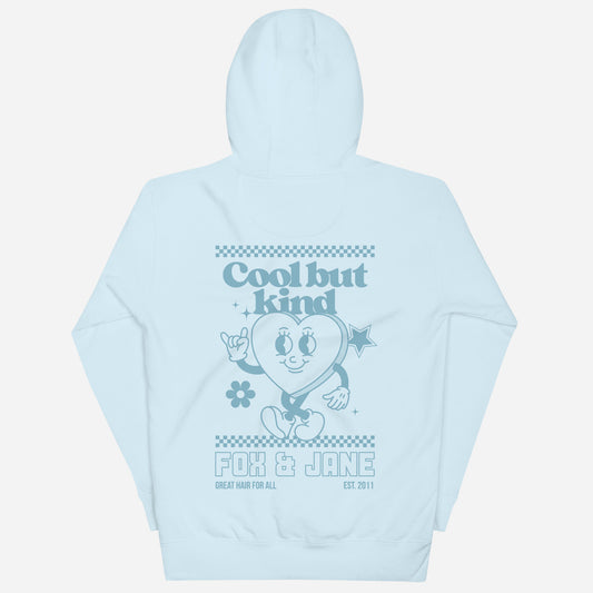 COOL BUT KIND Unisex Hoodie | Back Print | Sky Blue